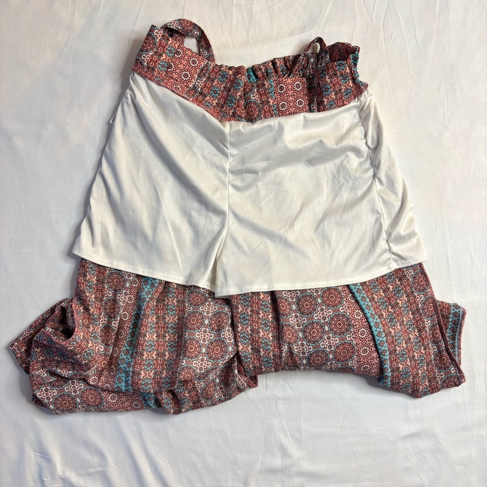 Chic Patterned Wide-Leg Pants - Picture 8 of 9